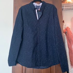 Large Men’s Long Sleeve Dress Shirt